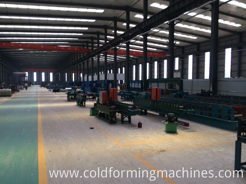 Workshop With Roll Forming Machine